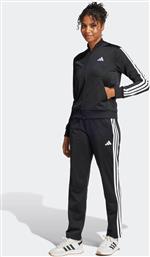 ΣΕΤ ΓΥΝΑΙΚΕΙΟ ΠΑΝΤΕΛΟΝΙ ΦΟΡΜΑΣ ΜΕ ΖΑΚΕΤΑ ΦΟΥΤΕΡ REGULAR FIT ''ESSENTIALS 3-STRIPES'' (2 ΤΕΜΑΧΙΑ) - JD5434 ΜΑΥΡΟ ADIDAS