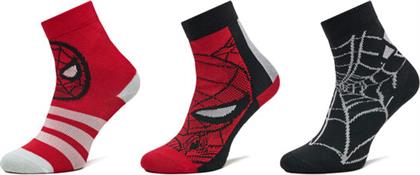 ΣΕΤ ΨΗΛΕΣ ΚΑΛΤΣΕΣ ΠΑΙΔΙΚΕΣ 3 ΤΕΜΑΧΙΩΝ MARVEL SPIDER-MAN JG5787 ΚΟΚΚΙΝΟ ADIDAS