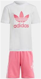 ΣΕΤ T-SHIRT ΚΑΙ ΣΟΡΤΣ ADICOLOR IR6932 ΡΟΖ REGULAR FIT ADIDAS