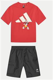 ΣΕΤ T-SHIRT ΚΑΙ ΣΟΡΤΣ DISNEY MICKEY MOUSE JF3639 ΕΓΧΡΩΜΟ REGULAR FIT ADIDAS