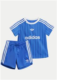 ΣΕΤ T-SHIRT ΚΑΙ ΣΟΡΤΣ FOOTBALL JC6588 ΜΠΛΕ REGULAR FIT ADIDAS