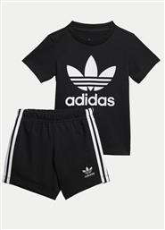 ΣΕΤ T-SHIRT ΚΑΙ ΣΟΡΤΣ JC6583 ΜΑΥΡΟ REGULAR FIT ADIDAS