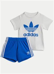 ΣΕΤ T-SHIRT ΚΑΙ ΣΟΡΤΣ JE0525 ΜΠΛΕ REGULAR FIT ADIDAS