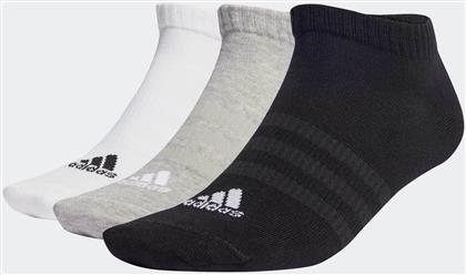 ΣΕΤ UNISEX ΚΟΝΤΕΣ ΚΑΛΤΣΕΣ ΜΕ LOGO PRINT (3 ΤΕΜΑΧΙΑ) - IC1337 ΓΚΡΙ ADIDAS