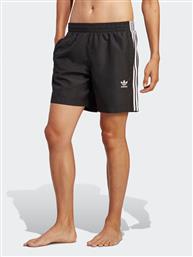 ΣΟΡΤΣ ΚΟΛΥΜΒΗΣΗΣ ORIGINALS ADICOLOR 3-STRIPES SWIM SHORTS HT4406 ΜΑΥΡΟ REGULAR FIT ADIDAS από το MODIVO