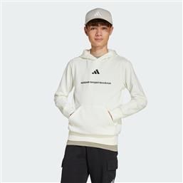 BOYS SLOGAN FLEECE ΠΑΙΔΙΚΗ ΜΠΛΟΥΖΑ ΜΕ ΚΟΥΚΟΥΛΑ (9000246765-11977) ADIDAS