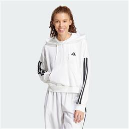 ESSENTIALS 3-STRIPES FRENCH TERRY QUARTER-ZIP HOOD (9000217069-41996) ADIDAS