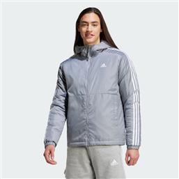 ESSENTIALS 3-STRIPES INSULATED HOODED JACKET (9000194137-1730) ADIDAS
