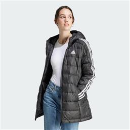 ESSENTIALS 3-STRIPES LIGHT DOWN HOODED PARKA (9000163833-1469) ADIDAS