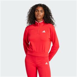 ESSENTIALS COLOR POP FRENCH TERRY CROP QUARTER-ZIP (9000217452-82810) ADIDAS