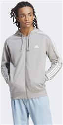 ESSENTIALS FRENCH TERRY 3-STRIPES FULL-ZIP HOODIE (9000148629-63041) ADIDAS