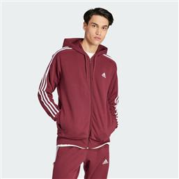 ESSENTIALS FRENCH TERRY 3-STRIPES FULL-ZIP HOODIE (9000174825-65923) ADIDAS