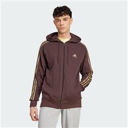 ESSENTIALS FRENCH TERRY 3-STRIPES FULL-ZIP HOODIE (9000192858-71365) ADIDAS