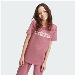 ESSENTIALS LINEAR LOGO COTTON SLIM FIT TEE (9000226215-80351) ADIDAS