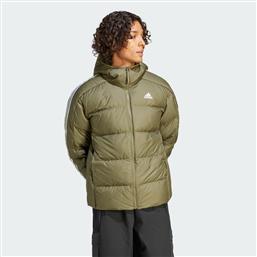 ESSENTIALS MIDWEIGHT DOWN HOODED JACKET (9000163837-66178) ADIDAS