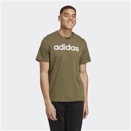 ESSENTIALS SINGLE JERSEY LINEAR EMBROIDERED LOGO ΑΝΔΡΙΚΟ T-SHIRT (9000155811-66178) ADIDAS