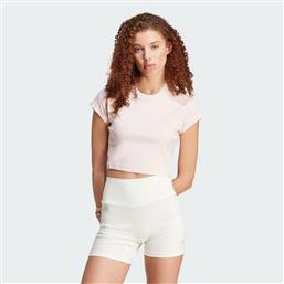 LOUNGE RIBBED CROP TEE (9000194082-79436) ADIDAS