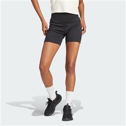 LOUNGE RIBBED HIGH-WAIST BIKE SHORTS (9000182285-1469) ADIDAS