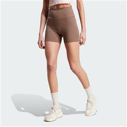 LOUNGE RIBBED HIGH-WAIST BIKE SHORTS (9000194086-66167) ADIDAS