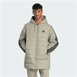 M ESSENTIALS CLIMAWARM 3-STRIPES LIGHT DOWN HOODED (9000253566-66202) ADIDAS
