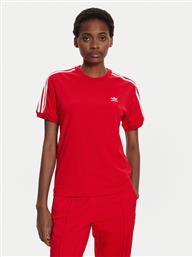T-SHIRT 3-STRIPES IR8050 ΚΟΚΚΙΝΟ REGULAR FIT ADIDAS