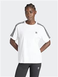 T-SHIRT 3-STRIPES IR8051 ΛΕΥΚΟ REGULAR FIT ADIDAS