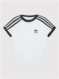 T-SHIRT ACIDOLOR 3 STRIPES HK0265 ΛΕΥΚΟ RELAXED FIT ADIDAS από το MODIVO
