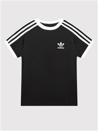 T-SHIRT ADICOLOR 3-STRIPES HK0264 ΜΑΥΡΟ RELAXED FIT ADIDAS
