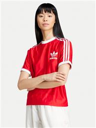 T-SHIRT ADICOLOR 3-STRIPES IX5504 ΚΟΚΚΙΝΟ LOOSE FIT ADIDAS