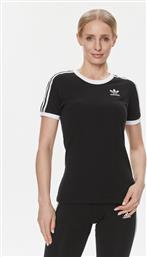 T-SHIRT ADICOLOR CLASSICS 3-STRIPES GN2900 ΜΑΥΡΟ REGULAR FIT ADIDAS από το MODIVO