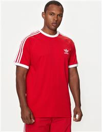 T-SHIRT ADICOLOR CLASSICS 3-STRIPES T-SHIRT IA4852 ΚΟΚΚΙΝΟ REGULAR FIT ADIDAS