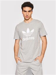 T-SHIRT ADICOLOR CLASSICS TREFOIL H06643 ΓΚΡΙ REGULAR FIT ADIDAS από το MODIVO