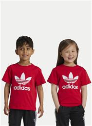 T-SHIRT ADICOLOR TREFOIL IY2387 ΚΟΚΚΙΝΟ REGULAR FIT ADIDAS