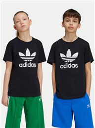 T-SHIRT ADICOLOR TREFOIL IY7421 ΜΑΥΡΟ REGULAR FIT ADIDAS