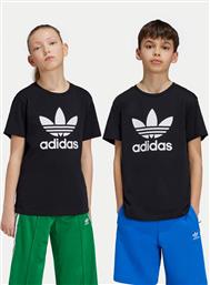 T-SHIRT ADICOLOR TREFOIL IY7421 ΜΑΥΡΟ REGULAR FIT ADIDAS