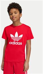 T-SHIRT ADICOLOR TREFOIL IY7423 ΚΟΚΚΙΝΟ REGULAR FIT ADIDAS