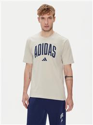T-SHIRT COLLEGIATE LINEAGE GRAPHIC JM6415 ΜΠΕΖ REGULAR FIT ADIDAS