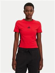 T-SHIRT ESSENTIALS 3-STRIPES JE1242 ΚΟΚΚΙΝΟ SLIM FIT ADIDAS