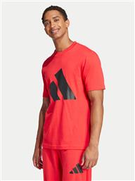 T-SHIRT ESSENTIALS BIG LOGO JE8934 ΚΟΚΚΙΝΟ REGULAR FIT ADIDAS