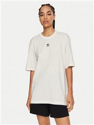 T-SHIRT ESSENTIALS BOYFRIEND IY7322 ΛΕΥΚΟ OVERSIZE ADIDAS από το MODIVO