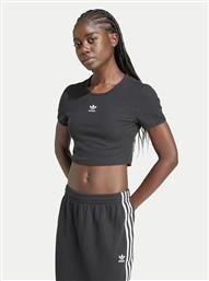 T-SHIRT ESSENTIALS IY9664 ΜΑΥΡΟ SLIM FIT ADIDAS
