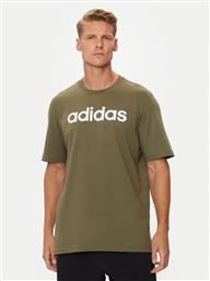 T-SHIRT ESSENTIALS LINEAR LOGO IC9280 ΠΡΑΣΙΝΟ REGULAR FIT ADIDAS