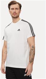 T-SHIRT ESSENTIALS SINGLE JERSEY 3-STRIPES T-SHIRT IC9336 ΛΕΥΚΟ REGULAR FIT ADIDAS