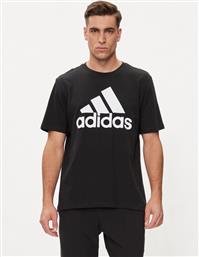 T-SHIRT ESSENTIALS SINGLE JERSEY BIG LOGO T-SHIRT IC9347 ΜΑΥΡΟ REGULAR FIT ADIDAS