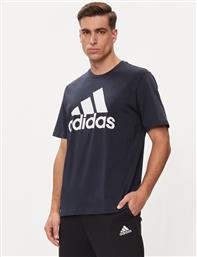 T-SHIRT ESSENTIALS SINGLE JERSEY BIG LOGO T-SHIRT IC9348 ΜΠΛΕ REGULAR FIT ADIDAS