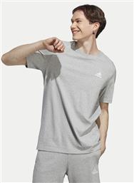 T-SHIRT ESSENTIALS SINGLE JERSEY EMBROIDERED SMALL LOGO IC9288 ΓΚΡΙ REGULAR FIT ADIDAS