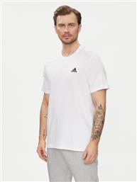 T-SHIRT ESSENTIALS SINGLE JERSEY EMBROIDERED SMALL LOGO T-SHIRT IC9286 ΛΕΥΚΟ REGULAR FIT ADIDAS