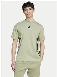 T-SHIRT FUTURE ICONS 3-STRIPES IY7736 ΠΡΑΣΙΝΟ REGULAR FIT ADIDAS