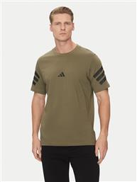 T-SHIRT FUTURE ICONS 3-STRIPES JD4876 ΠΡΑΣΙΝΟ REGULAR FIT ADIDAS