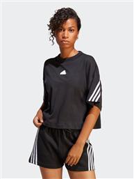 T-SHIRT FUTURE ICONS 3-STRIPES T-SHIRT HT4695 ΜΑΥΡΟ LOOSE FIT ADIDAS